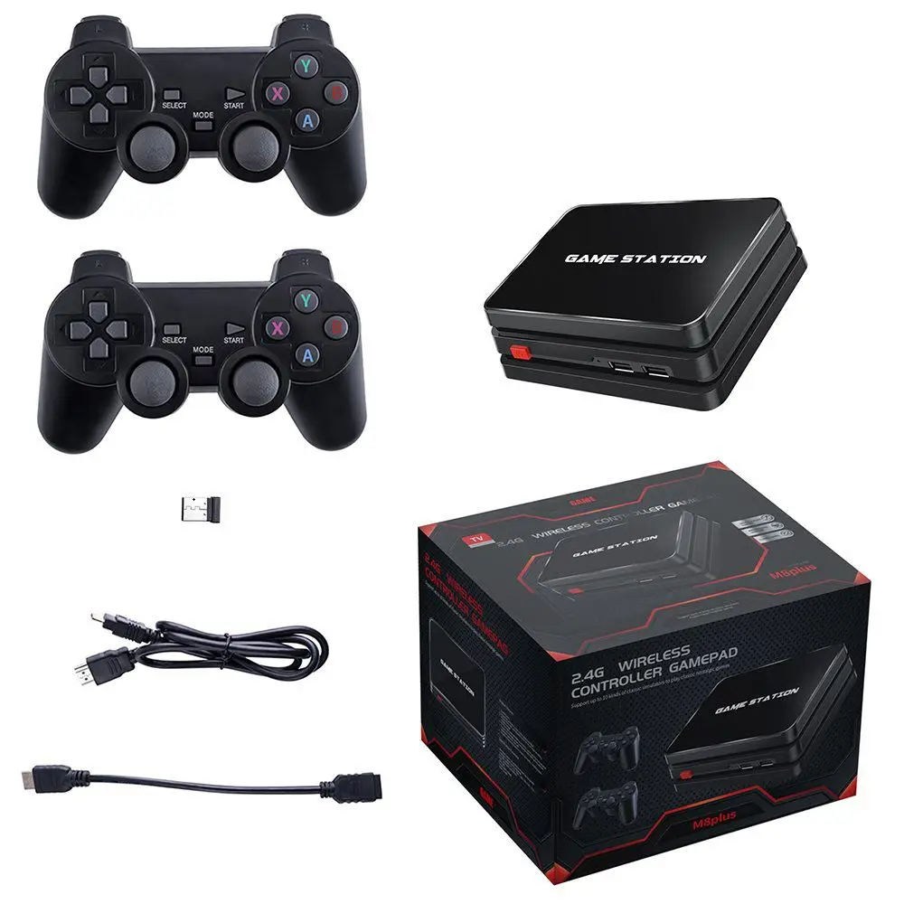 

Video Game Consoles Built-in 10000+10000 PS Games Retro Game Console With Wireless Controller Video Games Stickers For PS1/GBA