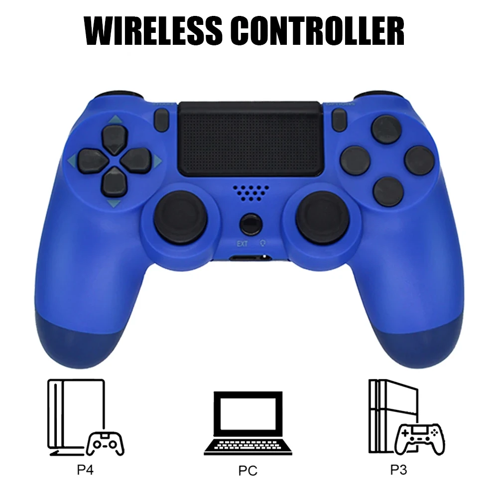 GAMINJA Six-axis With Touchpad Wireless Controller Bluetooth Dual Vibration No Delay Gamepad For PS4  PC For PlayStation 3