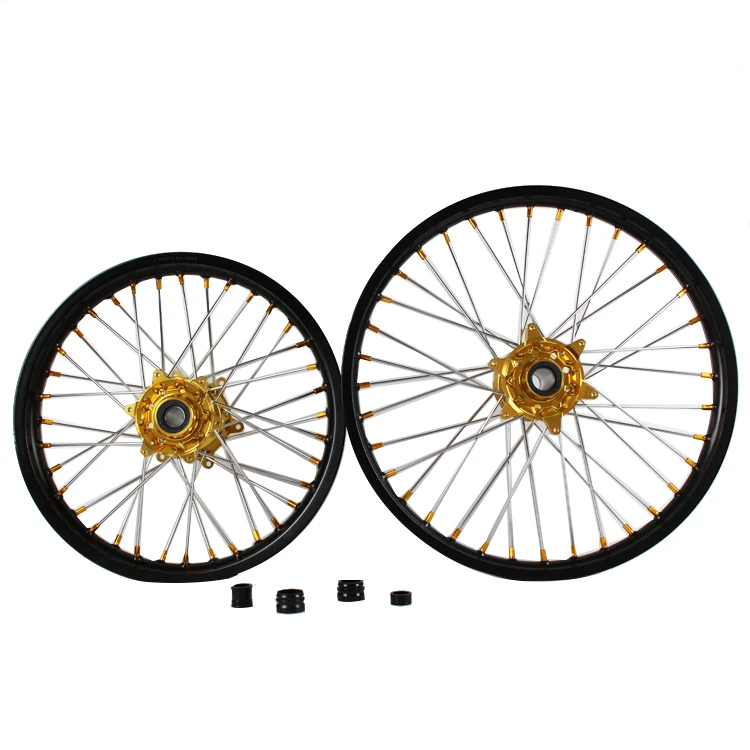 

Motocross Dirt Bike Alloy Wheels Rims Set for YZ125 YZ250 1999-2022 YZ250F YZ450F WR250F WR450F 2022