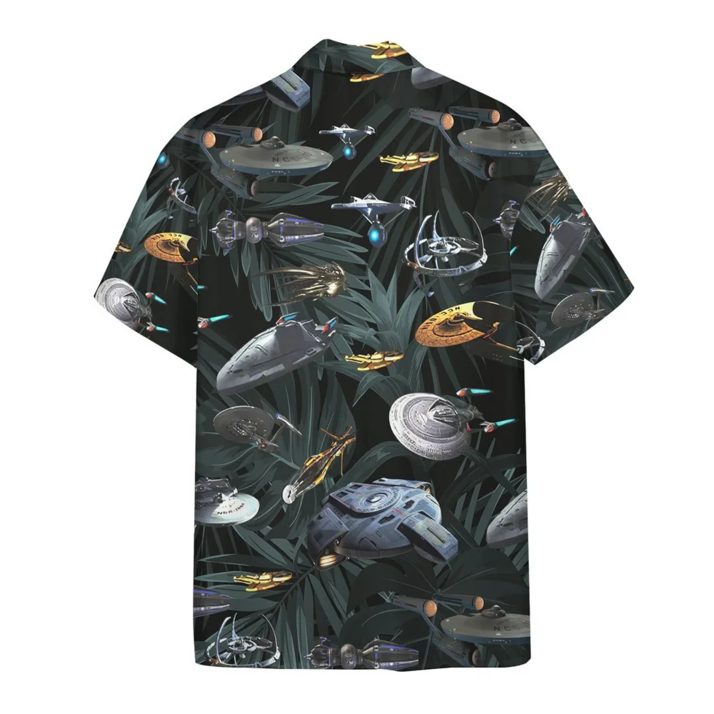 New Men's Hawaii Yellow Shirts Creative Chinese Landscape Painting Short Sleeve Aloha Shirts Cuban Style Summer Plus Size