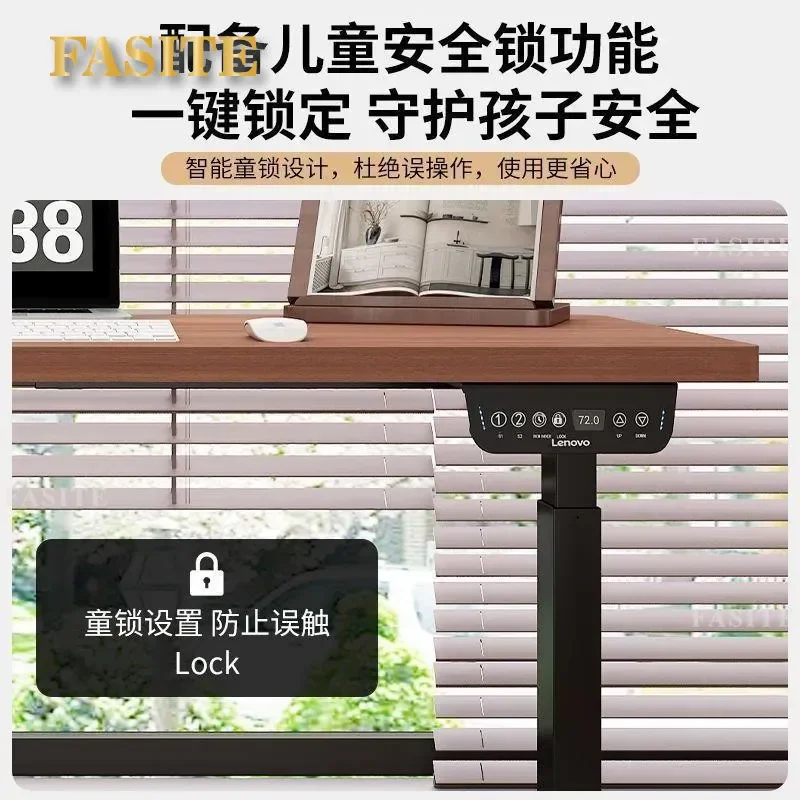 For Electric Lifting Computer Desk Adjustable Height Standing Table for Notebook Student Study Home Office Intelligent