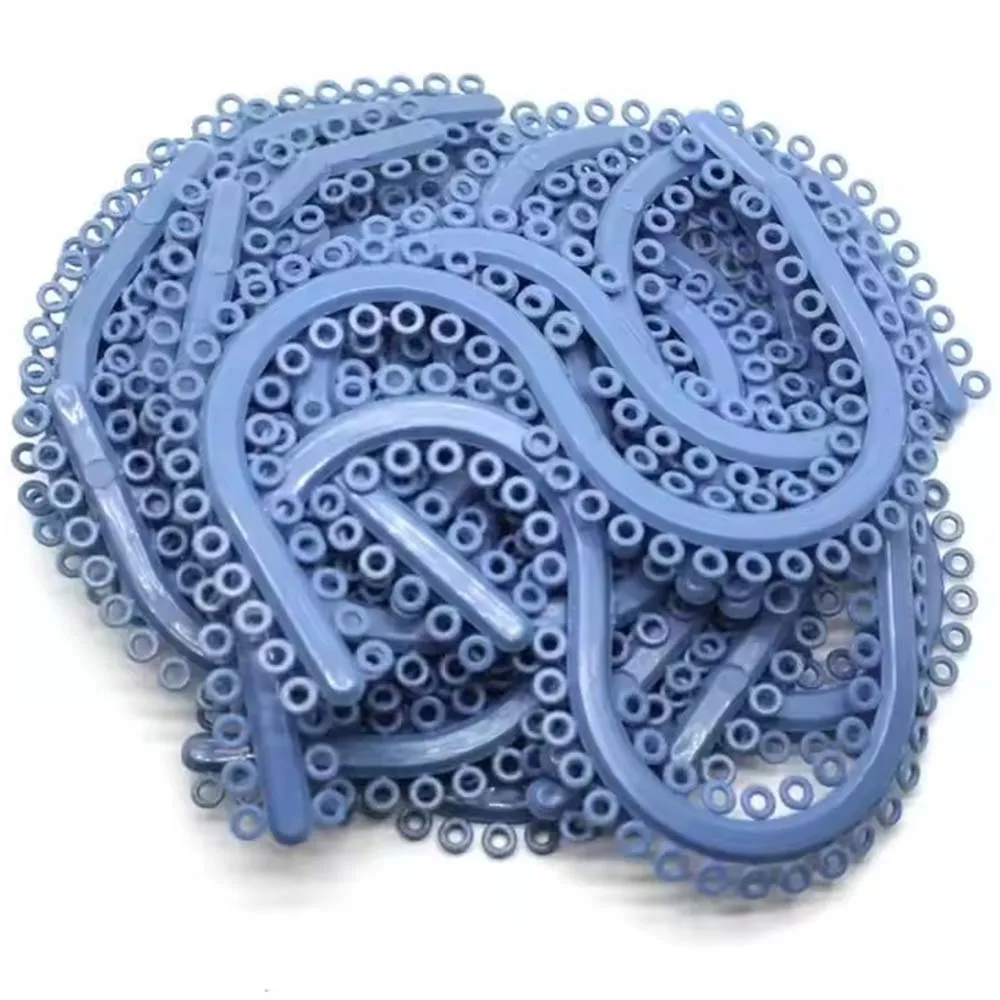 GULPOOE 10Pcs/Bag Dental Orthodontic Elastic Separators Teeth Spacer Gap Separate Tie Ligatures Separating Ring Rubber Bands