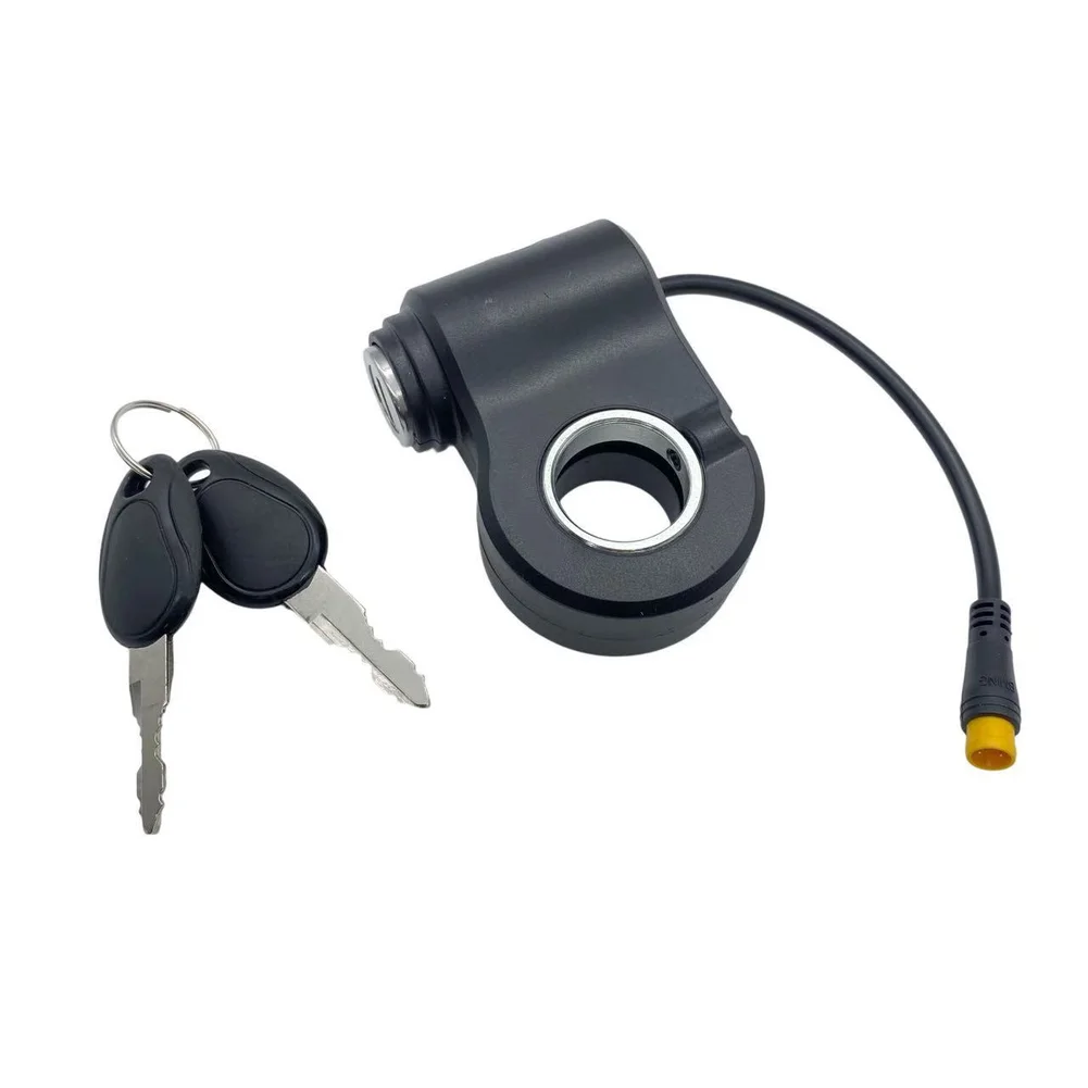 

Замок зажигания для скутера, ключ-переключатель, для ежедневных поездок, черный, надежный замок зажигания для скутера, водонепроницаемый, с проводкой