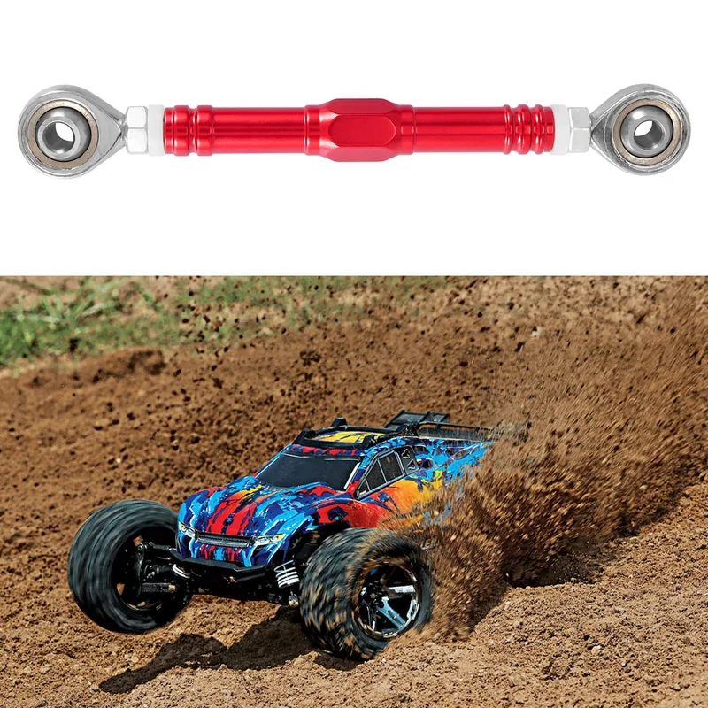 Simetria Direção Tie Pull Rod Set, RC Car Brinquedos Peças, 1/5 HPI, BAHA, ROVAN, KM, BAJA, 5B, 5T, 5SC, SS