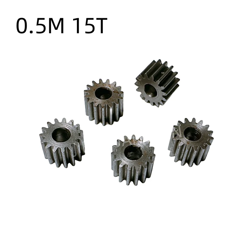 

5PCS/LOT 0.5M 15T Motor Gear For 545 550 555 DC Motor 3.17mm Shaft 3.175mm 3.14mm Hole Diameter Gear