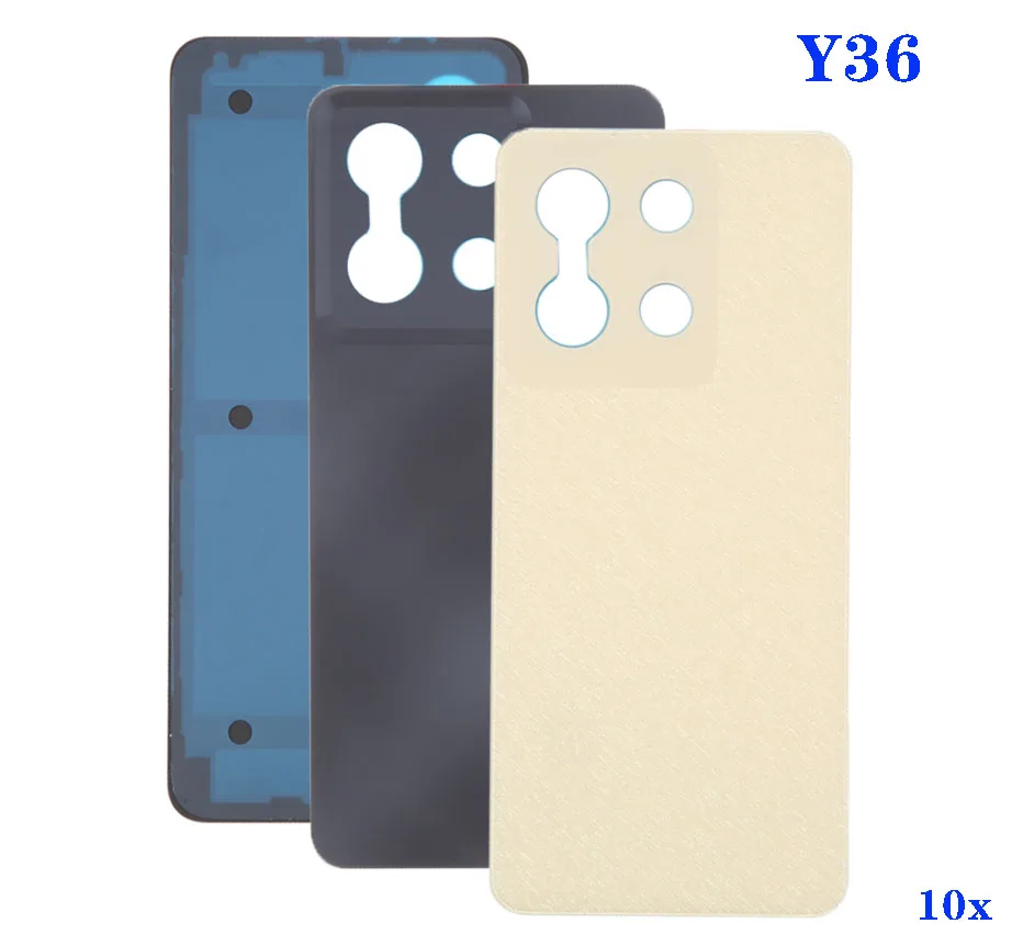 10PCS Zurück Glas Batterie Abdeckung Panel Ersatz Kit Für Vivo Y36 Gehäuse Chassis Core Hinten Körper Tür – Detail 1