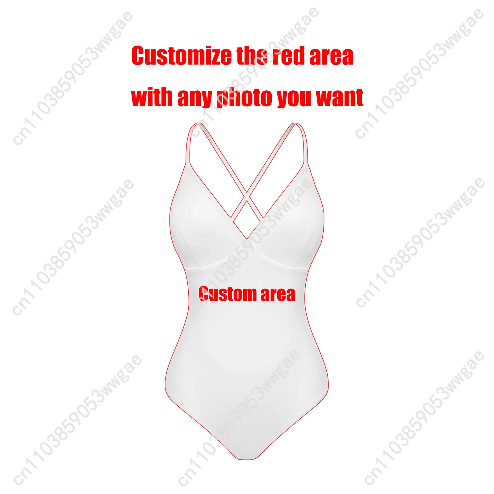 Genshin Nahida V-neck Halter Back Swimsuit Women Bathing Suits Personalized Bikini Pool Beach Sexy Swimwear Customized Beachwear