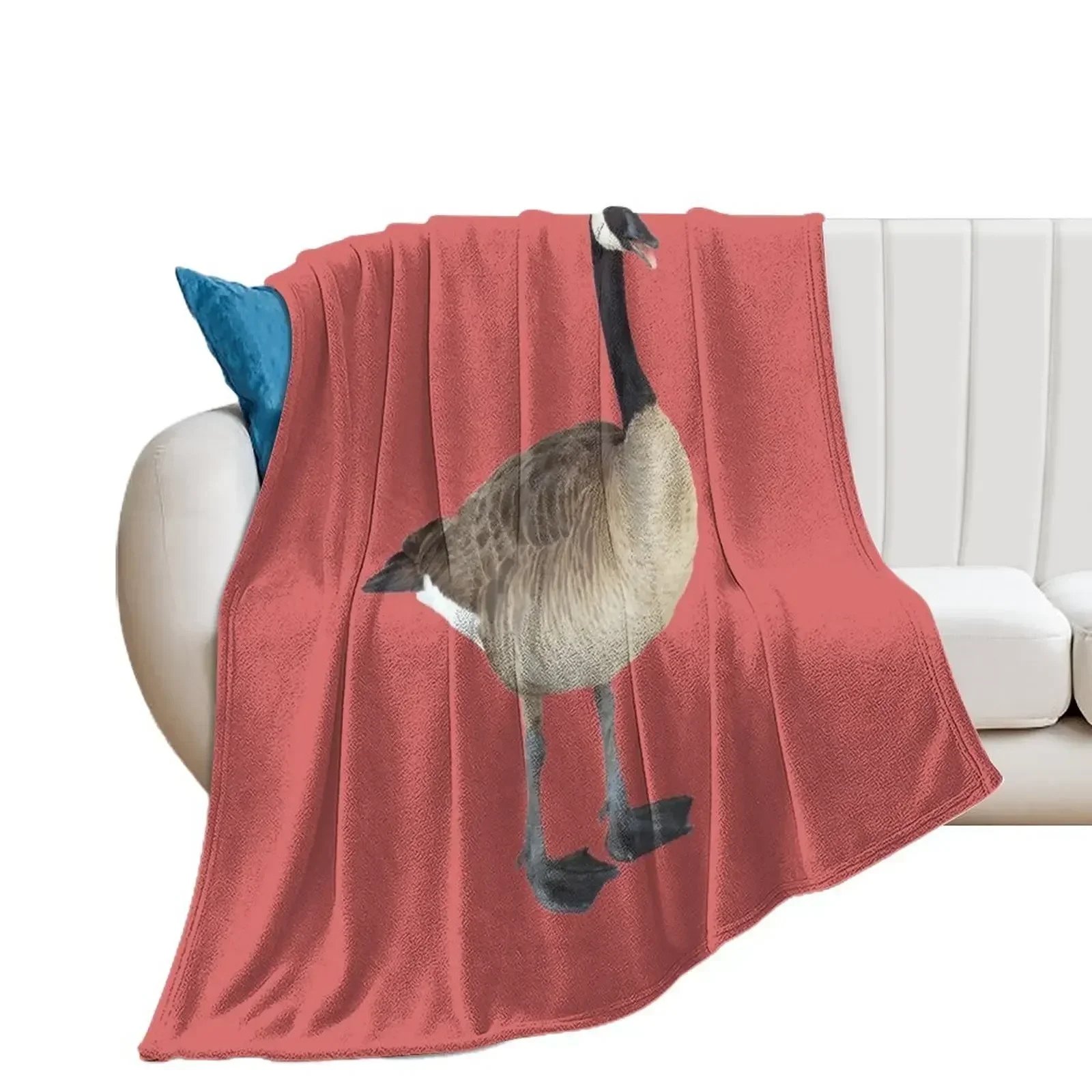 

Panting Goose Throw Blanket For Baby Shaggy Multi-Purpose Blankets