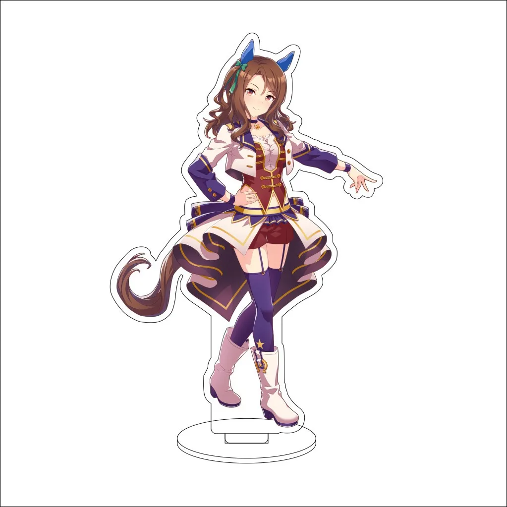 16CM Anime Game Pretty Derby Silence Suzuka Special Week King Halo Tosen Jordan Cos Acrylic Figure Stand Ornaments Gifts view 4