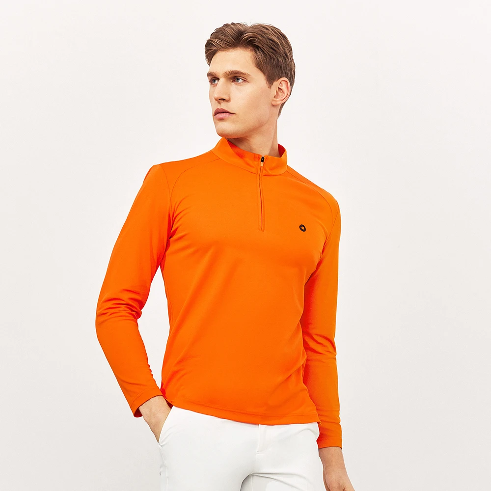 HELIX Men's Golf T-shirt Long Sleeve For Men Golf Clothing Men Golf Wear Men