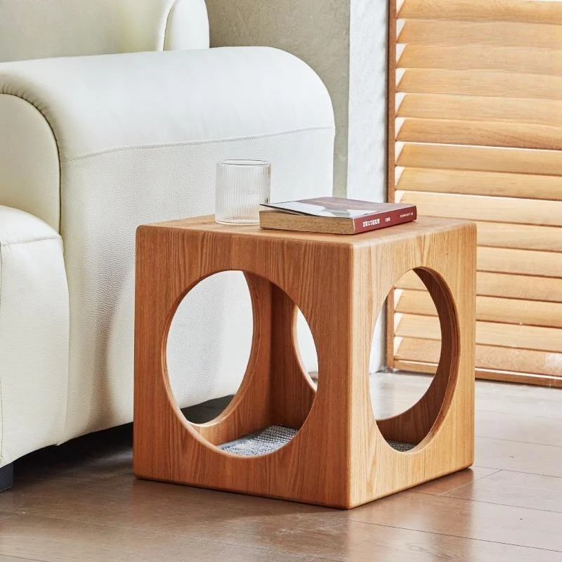 Solid wood, universal in all seasons, cat furniture, cat stool, shared by people and pets, cat bedside table