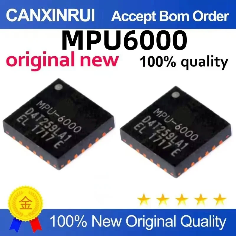 

MPU6000 MPU-6000 QFN package 3-axis acceleration, 3-axis gyroscope, 6-axis attitude sensing acceleration