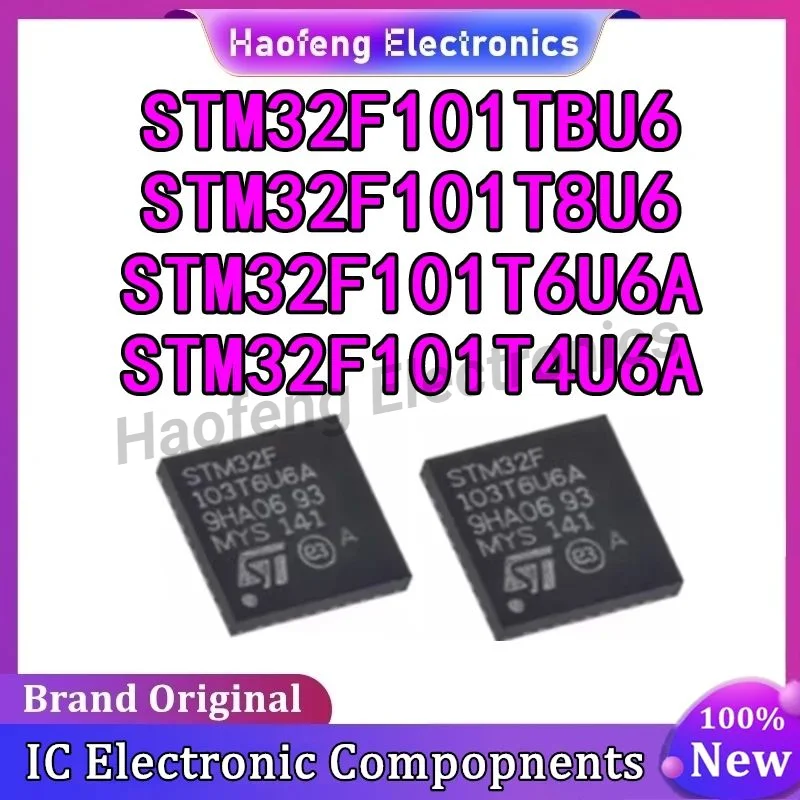 STM32F101T4U6A STM32F101T6U6A STM32F101TBU6 STM32F101T8U6 QFN-36 IC Chip 100% New Original in stock