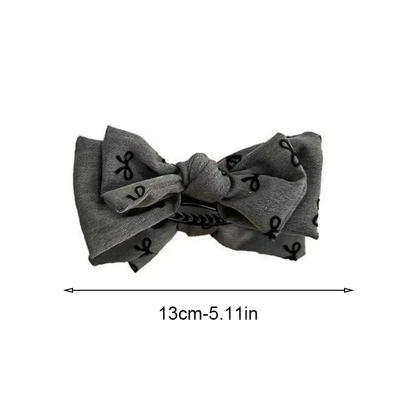 1 قطعة مشبك القوس الرجعية أنيقة عالية ذيل حصان كليب لطيف كعكة مشبك شعر الحلو أوبدو كليب خوذة #6