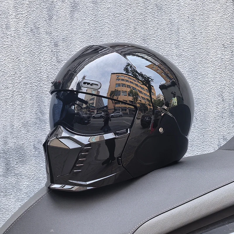 Новый Скорпион Ретро Мотоцикл Cascos Мото Локомотив Личность Многоцелевой Комбинированный Шлем Половина DOT
