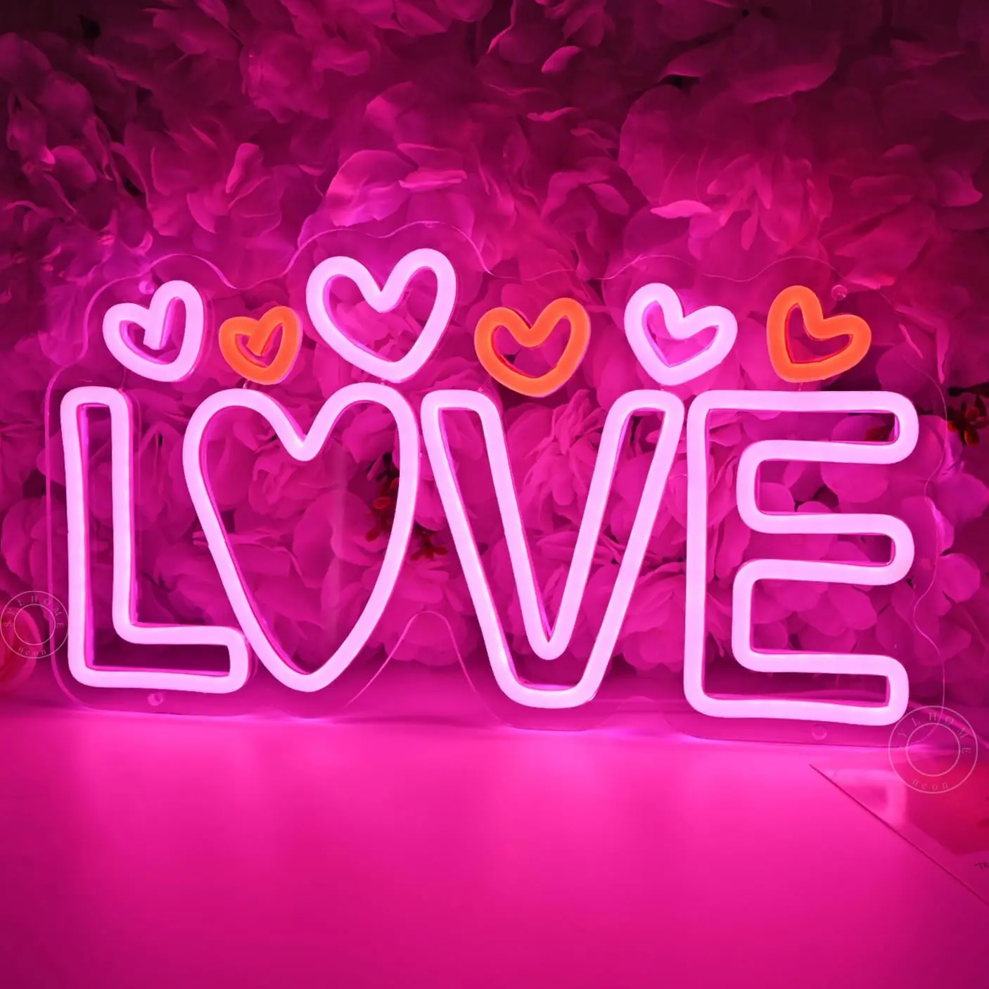 Love Led Neon Light Sign Wedding Backgroud Decor LED Neon Light USB Powered Dimmable for Proposal Valentine's Day Bedroom Decor