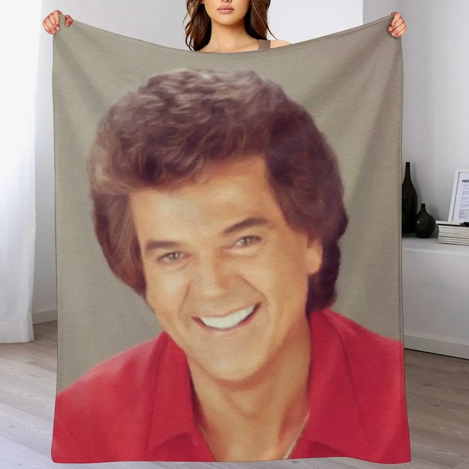 Conway Twitty, Music Legend Throw Blanket Machine Washable Soft Warm Blanket