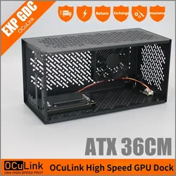 Aluminum Case OCuP4v2 OCuLink PCI-E 4.0 X4 eGPU Adapter GPU Dock Metal Frame External Graphics Card ATX SFX BOX Oculink/M.2 NVMe