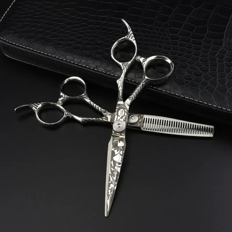 5.5/6/6.5/7/7.5/8/9 Inch Professional Hairdressing Scissors Barbershop Hair Cutting Shears Barber Thinning Japan Hair Scissors