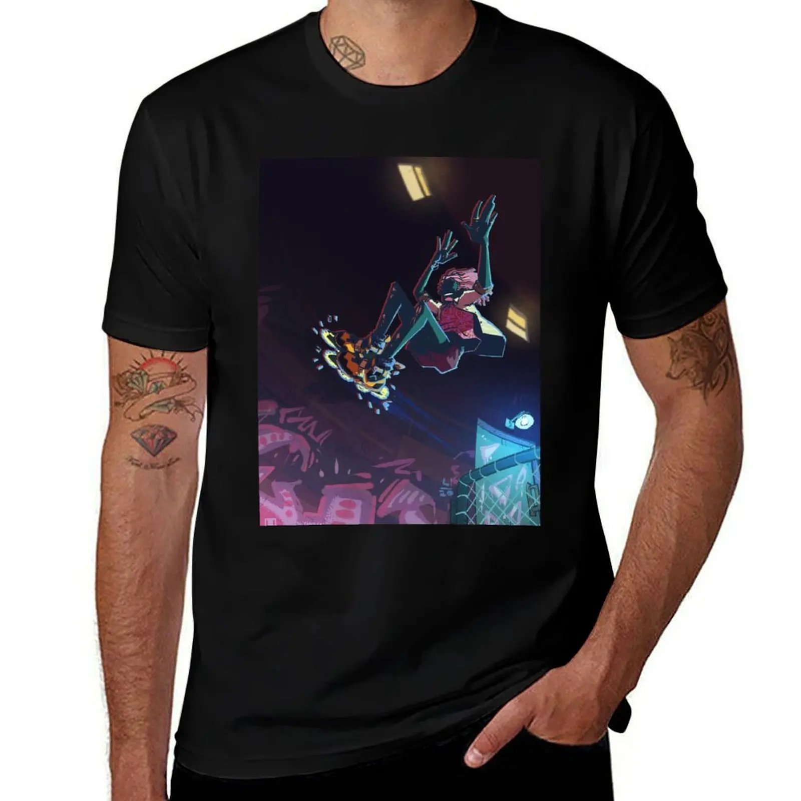 Wall Ride T-Shirt Anti-Wrinkle Short Sleeve T-Shirt