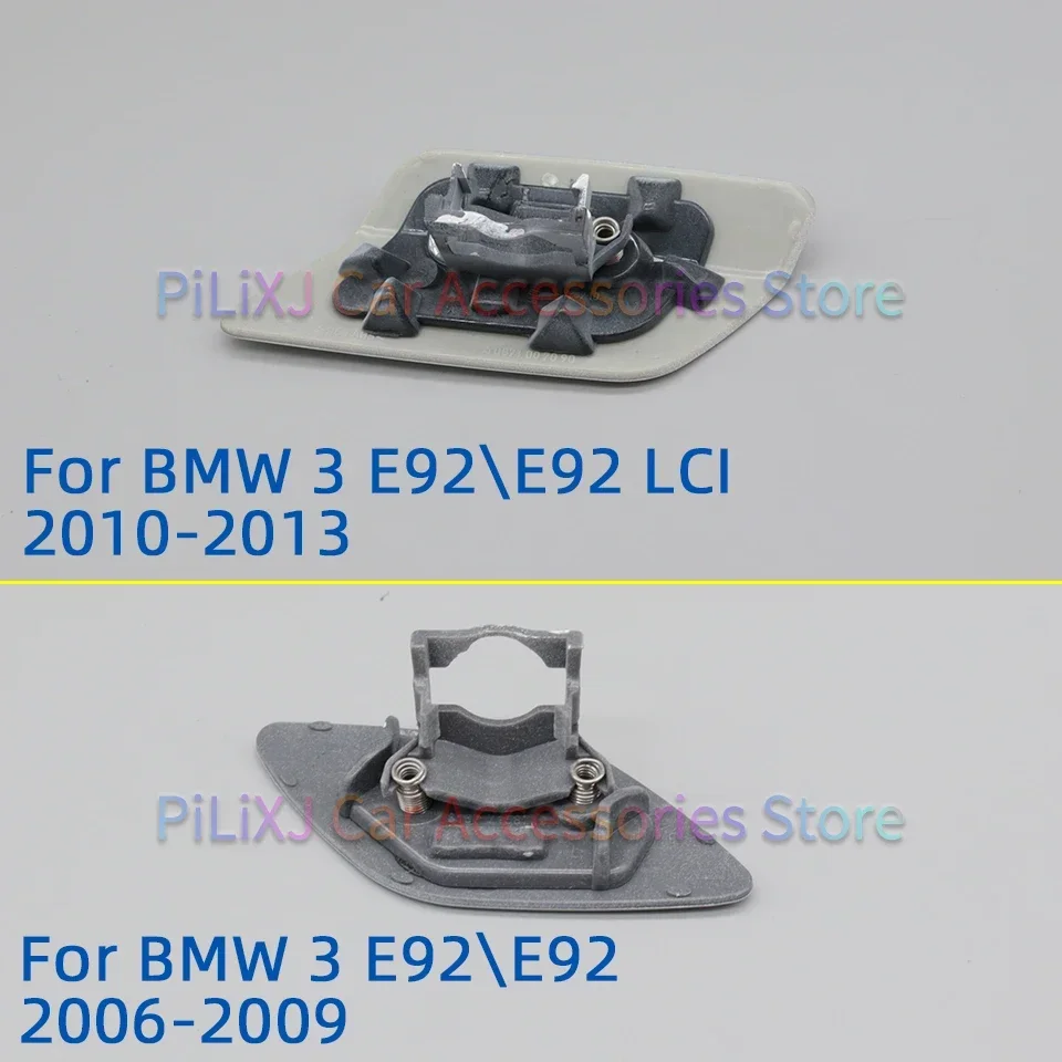 Para bmw farol lavadora bocal capa para e92 e93 lci 320 325 330 335 m coupe conversível 2006-2013 pintado arruela jato capa