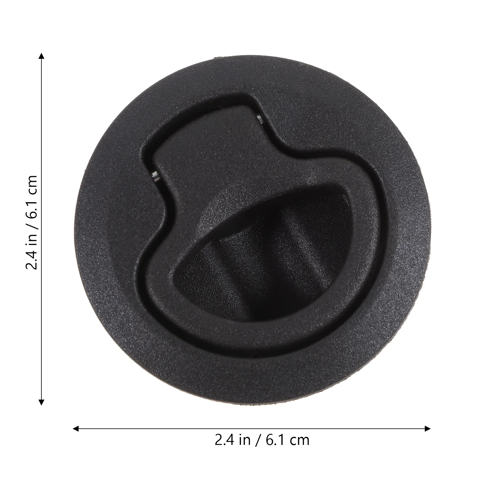 

Locking Flush Uv Stabilized Black Plastic Marine Latch Waterproof Boat Cabinet Handle Ring Hardware 6.1X6.1X2.2Cm For
