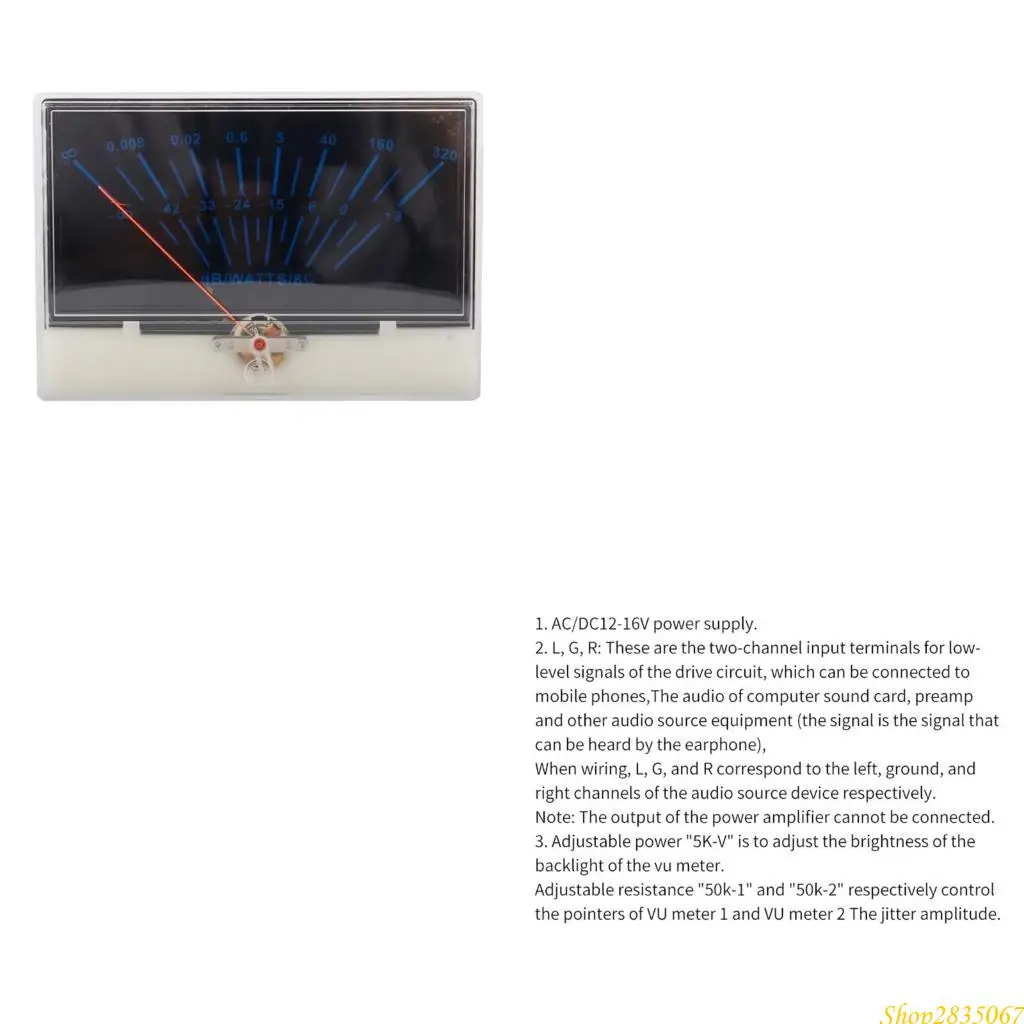 

P134BGBS0416 VU METER METER Высокая точность с указателем для домашнего аудио 831F