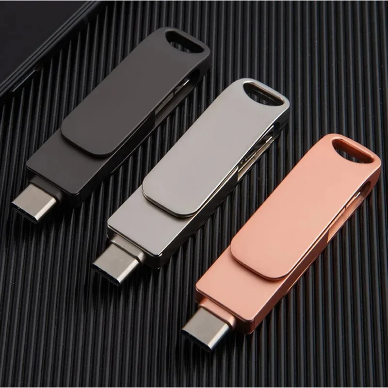 USB 3.0 Flash Drive for iPhone 512GB 256GB 2TB 1TB 128GB 64GB 32GB Micro Type 4in1 Interface High-Speed Memory Stick