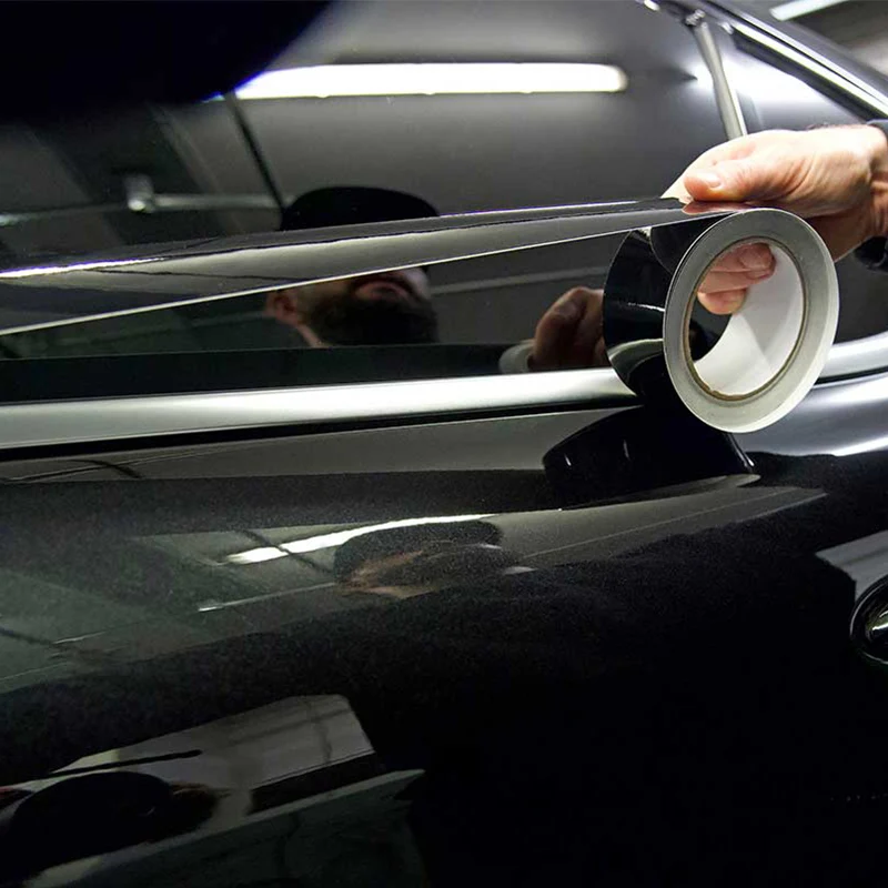 Ultra Glossy Black Vinyl Wrap Car Film Car Wrapping Film Foil Bubble Free For Car Sticker Bike Phone Console Skin - view 5