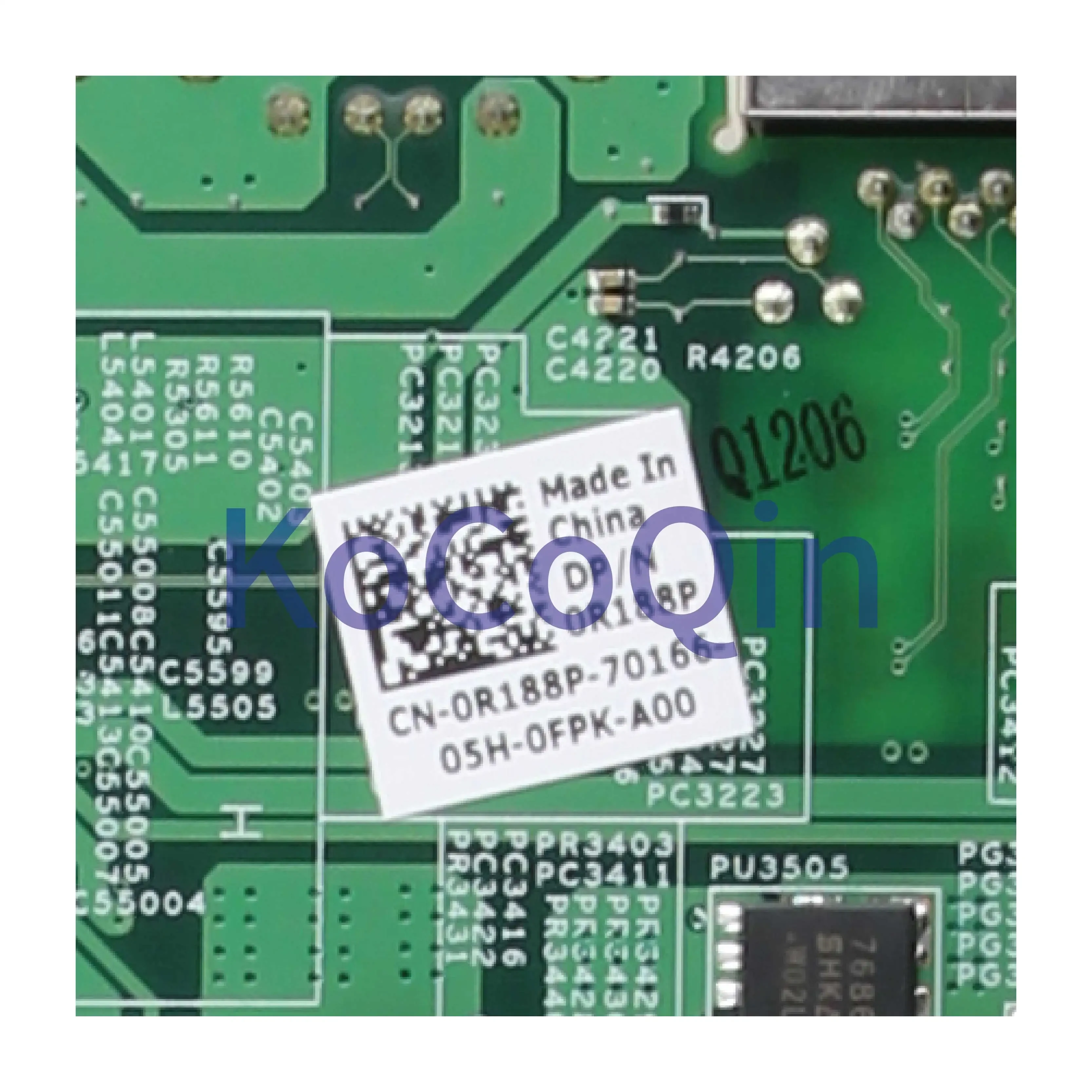 Imagem -03 - Kocoqin-placa-mãe para Dell Inspiron 1440 I1440 Laptop Testado Cn0r188p 0r188p 092071 Gm45 216-0728020