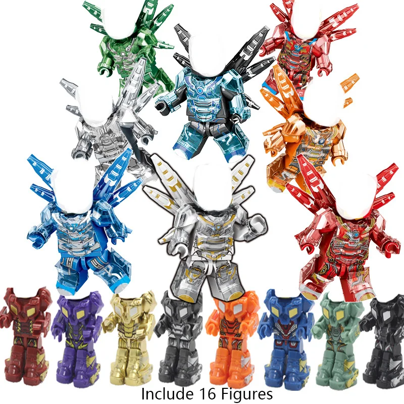 

Iron Man MK50 MK4 MK85 Mecha MOC Building Blocks Movie Dolls The Avengers Figures Bricks Gifts Toys for Kids Children Adult Boys