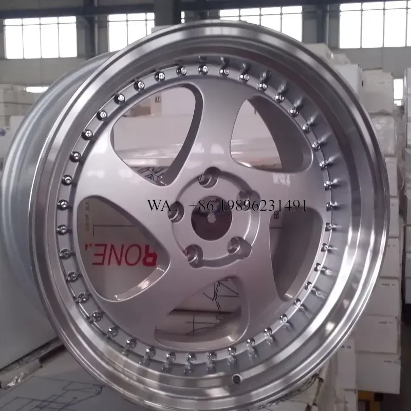 Wmwmnu for 14 15 16 17 18 Inch Deep Dish Alloy Wheels 4 5 8 Holes 100 112 114.3 120 Pcd Car Rims
