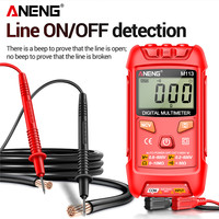 ANENG M113 1999 Counts Inteligent Mini Multimeter Digital AC/DC Voltage Meter Ohm NCV Electricity Tools Measuring Instruments