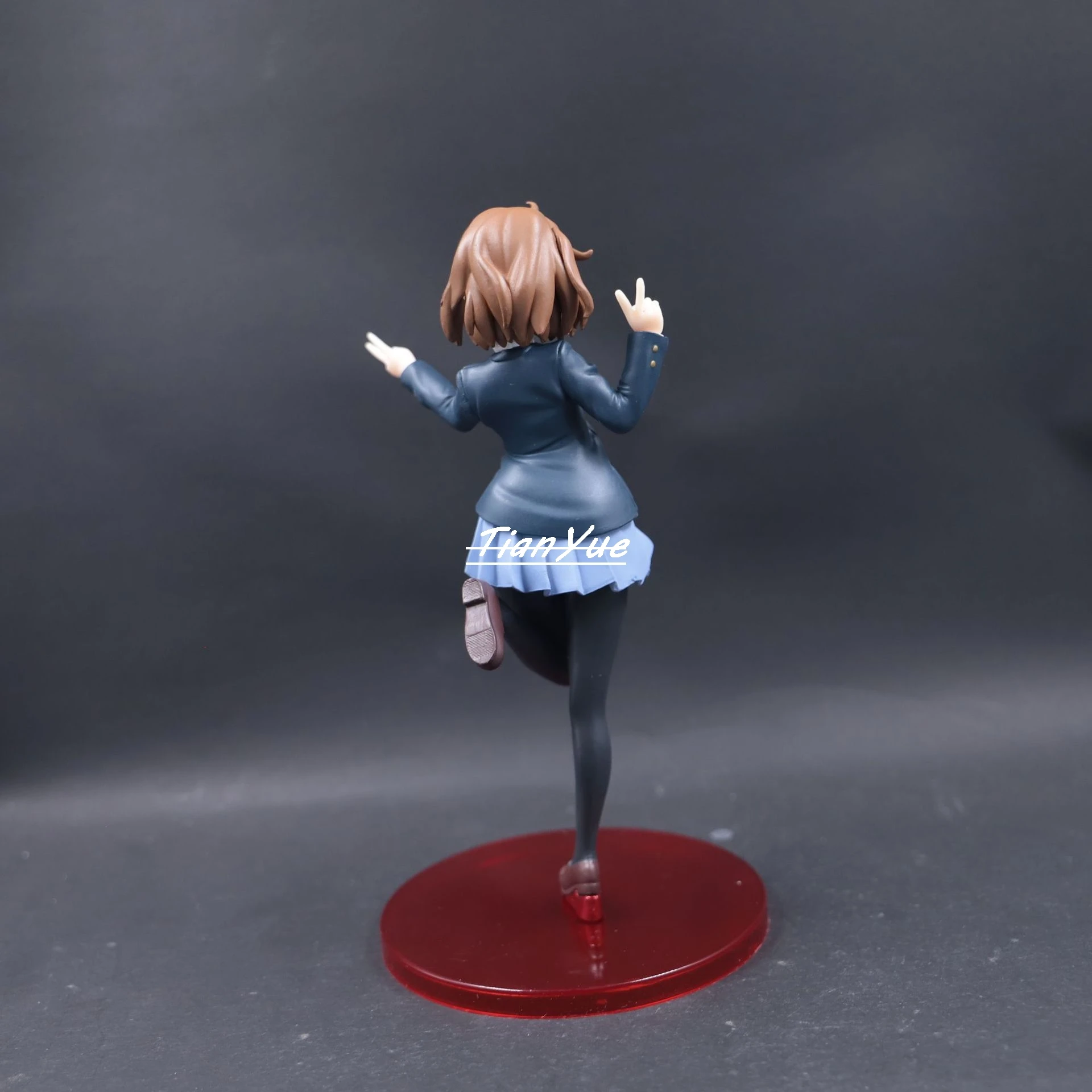 Anime K-ON！Hirasawa Yui and Akiyama Mio Uniform version Action Figure Toys 15cm