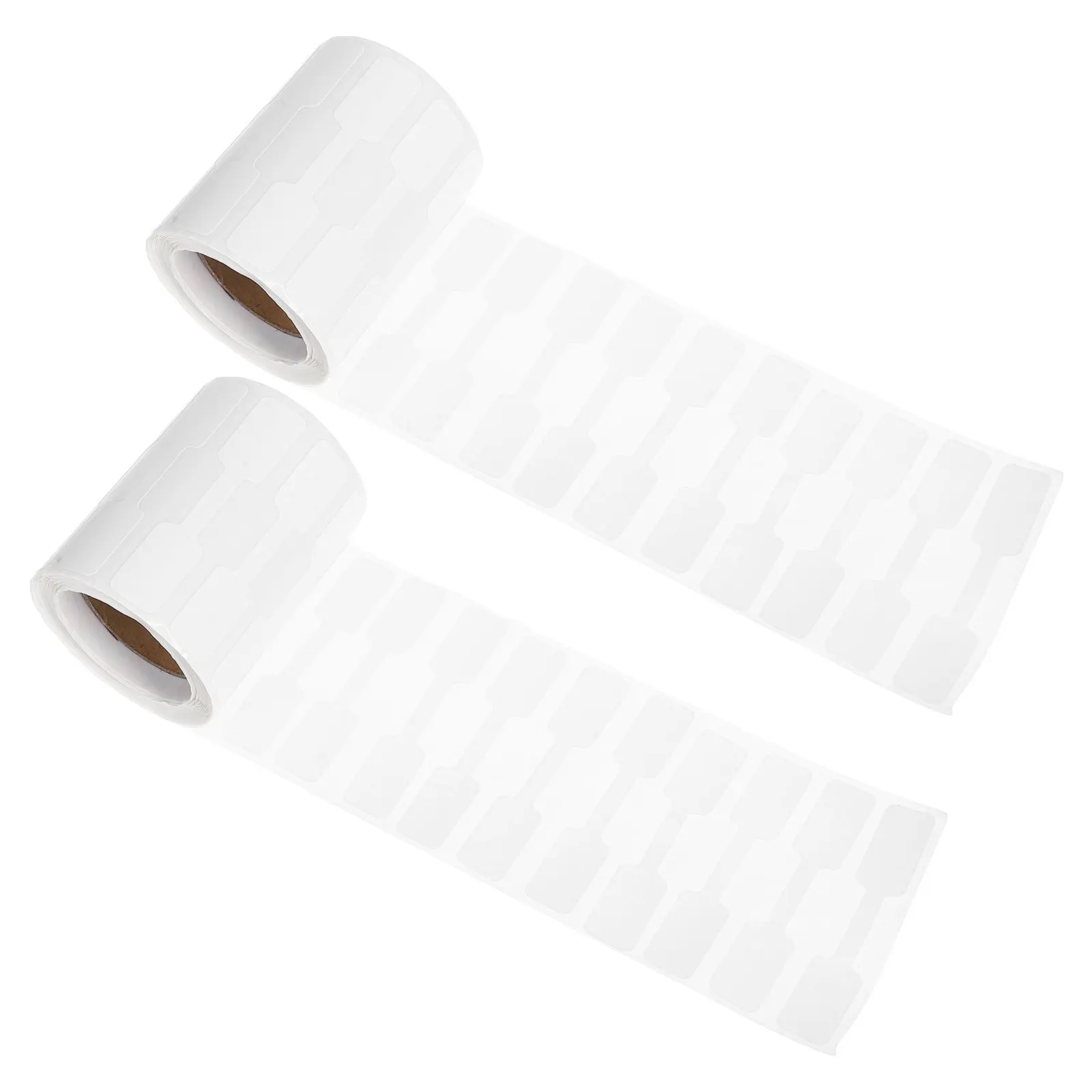 

500 шт. этикеток для ювелирных изделий, ценники из крафт-бумаги, самоклеящиеся, с возможностью записи, устойчивые к разрывам, для ожерелий, серег, браслетов