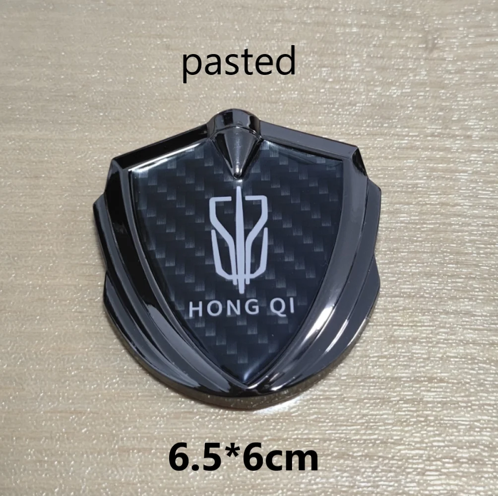 Emblema do emblema do carro 3D adesivo para Hongqi, adesivo lateral para tronco traseiro, acessórios especiais, 1PC, H5, H5, H7, H9, HS7