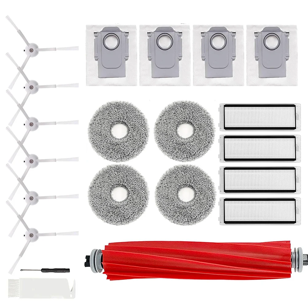 Kit de sacs à poussière pour P10 A7400RR, rouleau principal, brosse, filtre, brosse latérale, tampons de vadrouille, pièces de rechange, accessoires