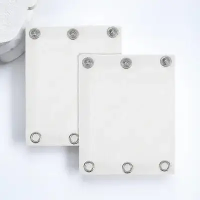 

1 Pair Baby Bodysuit Extender Double Layer Snap Design For Jumpsuits Romper Soft Sturdy Fabric Unisex Newborn Extension Infant