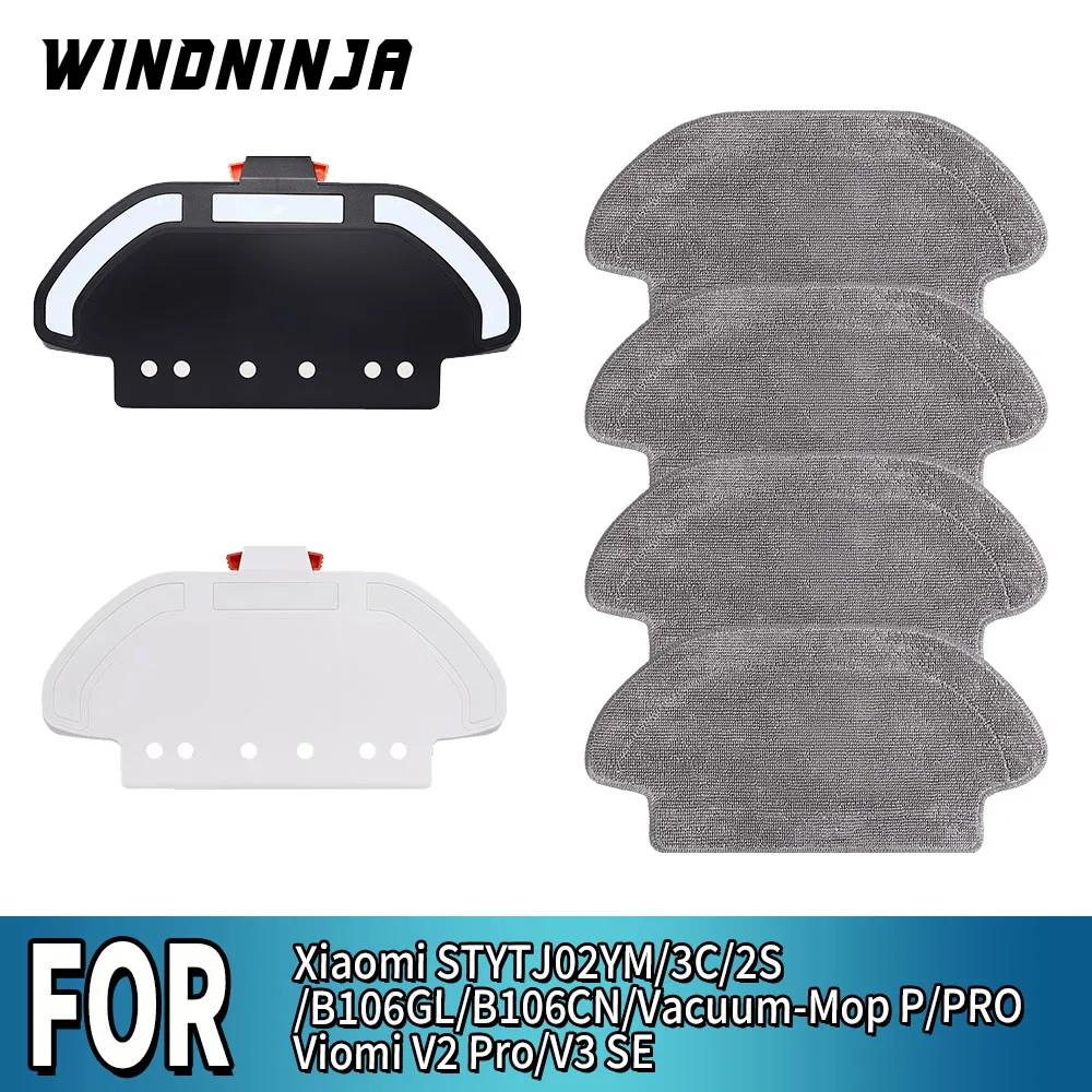 Soporte de repuesto para paño de mopa para Xiaomi Vacuum Mop P PRO STYTJ02YM XMSTJQR2S 3C 2S S10 S12 B106GL y Viomi V2 Pro V3 SE