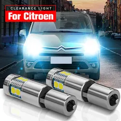 2pcs LED Clearance Light Parking Blub H6W BAX9S 64132 Canbus For Citroen C4 Picasso 1 2007 2008 2009 2010 2011 2012 2013
