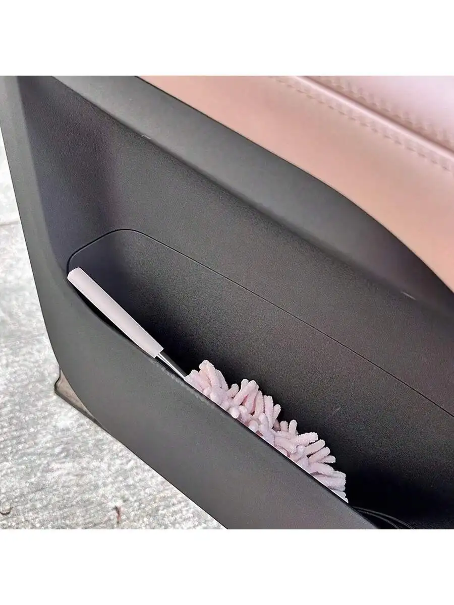 1pc Pink Extendable Car Duster, Mini Detailing Brush For Interior Cleaning, Removable And Washable For Dashboard, Steering