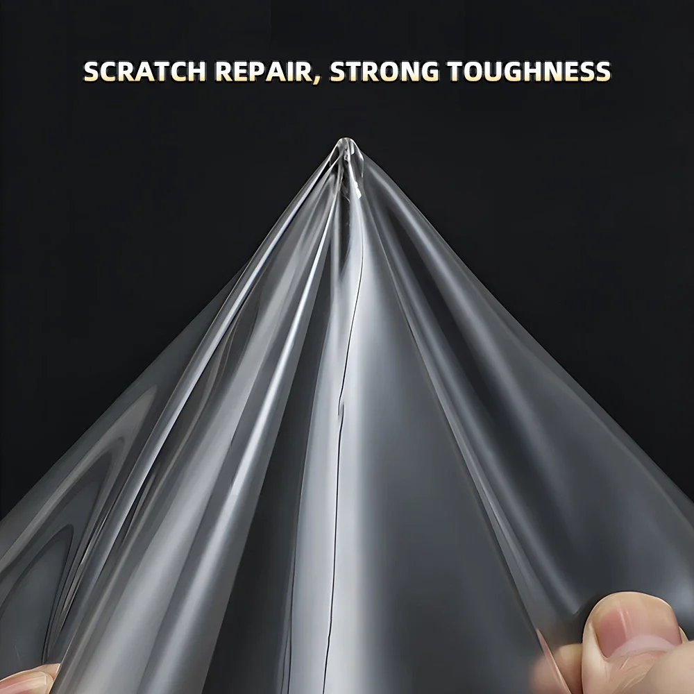 سيارة العلوي تينت الأسود طبقة رقيقة واقية حماية شفافة بولي TPU ملصق اكسسوارات 2 X لسيارات BMW 3 سلسلة G20 G21 F30 F31 F34 #5