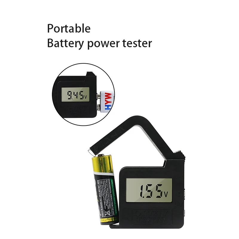 168Max Digital Lithium Battery Tester Capacity Universal test Checkered load analyzer Display Check AAA AA Button Cell