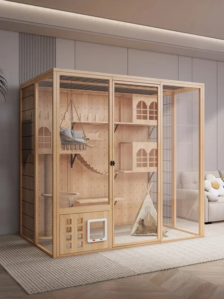 

Панорамная кошачья вилла, кошачий домик, домашняя большая крытая роскошная стеклянная вилла для кошек на заказ