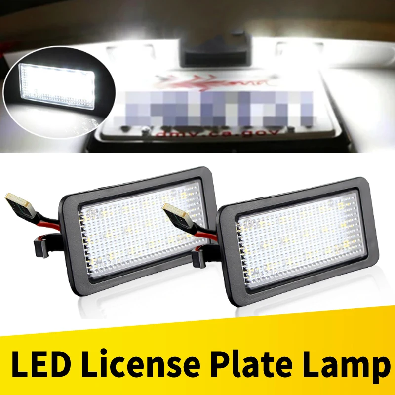 

2pcs LED Number License Plate Light Lamp for VW up/e-up For Skoda Citigo/E-Citigo For Seat Mii/e-Mii For Seat Ibiza 6J 1S0943021
