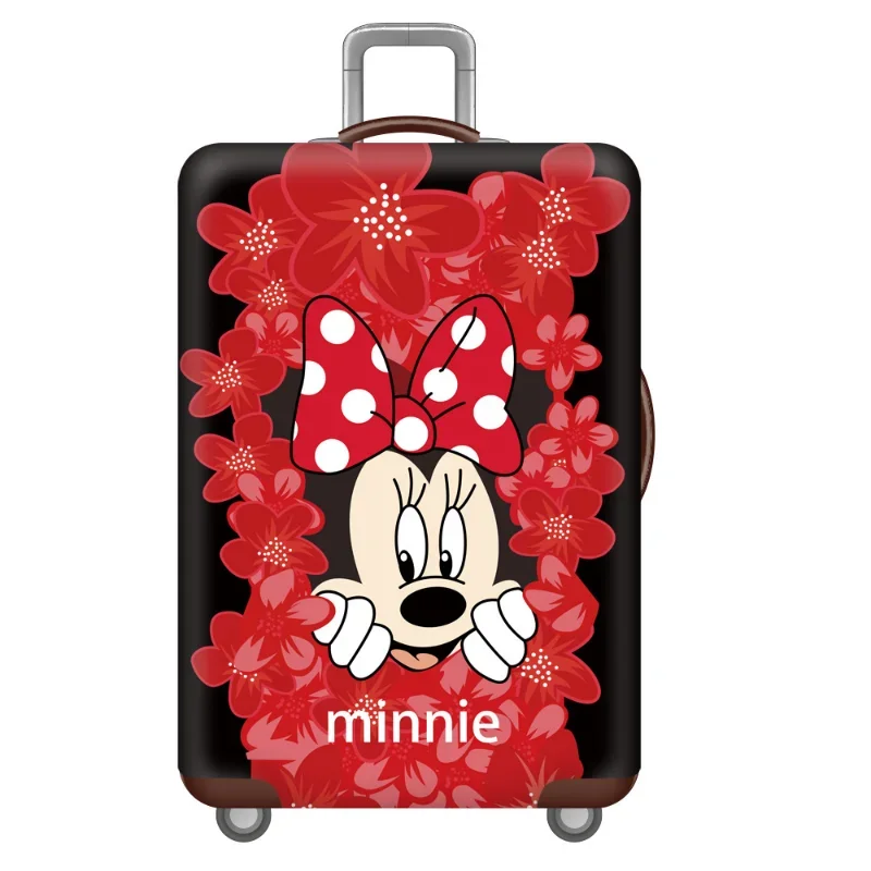Disney-Juste de protection pour bagages Cartoon Minnie, accessoires de voyage, housses de valise, étui à roulettes élastique, 18 \