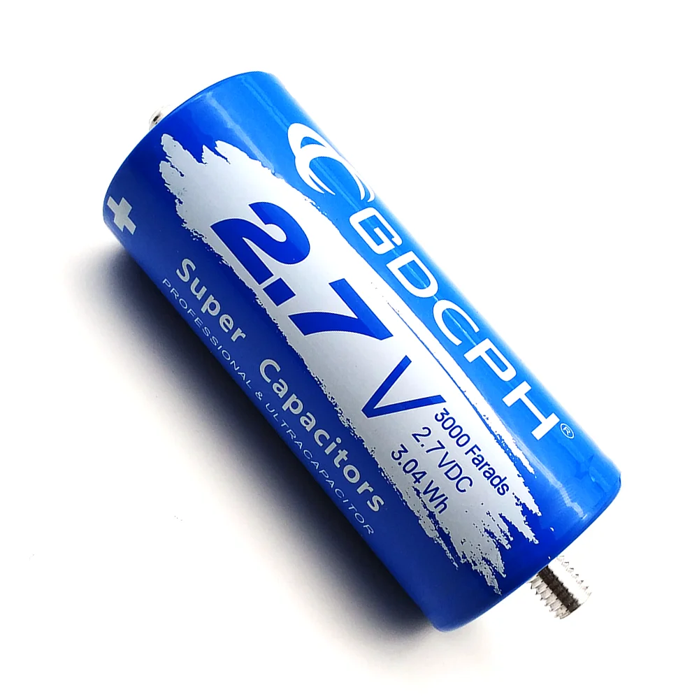 المكثفات الفائقة 2.7V3000F GDCPH مكثف فائق شاحن مكثف مكثف فائق GDCPH
