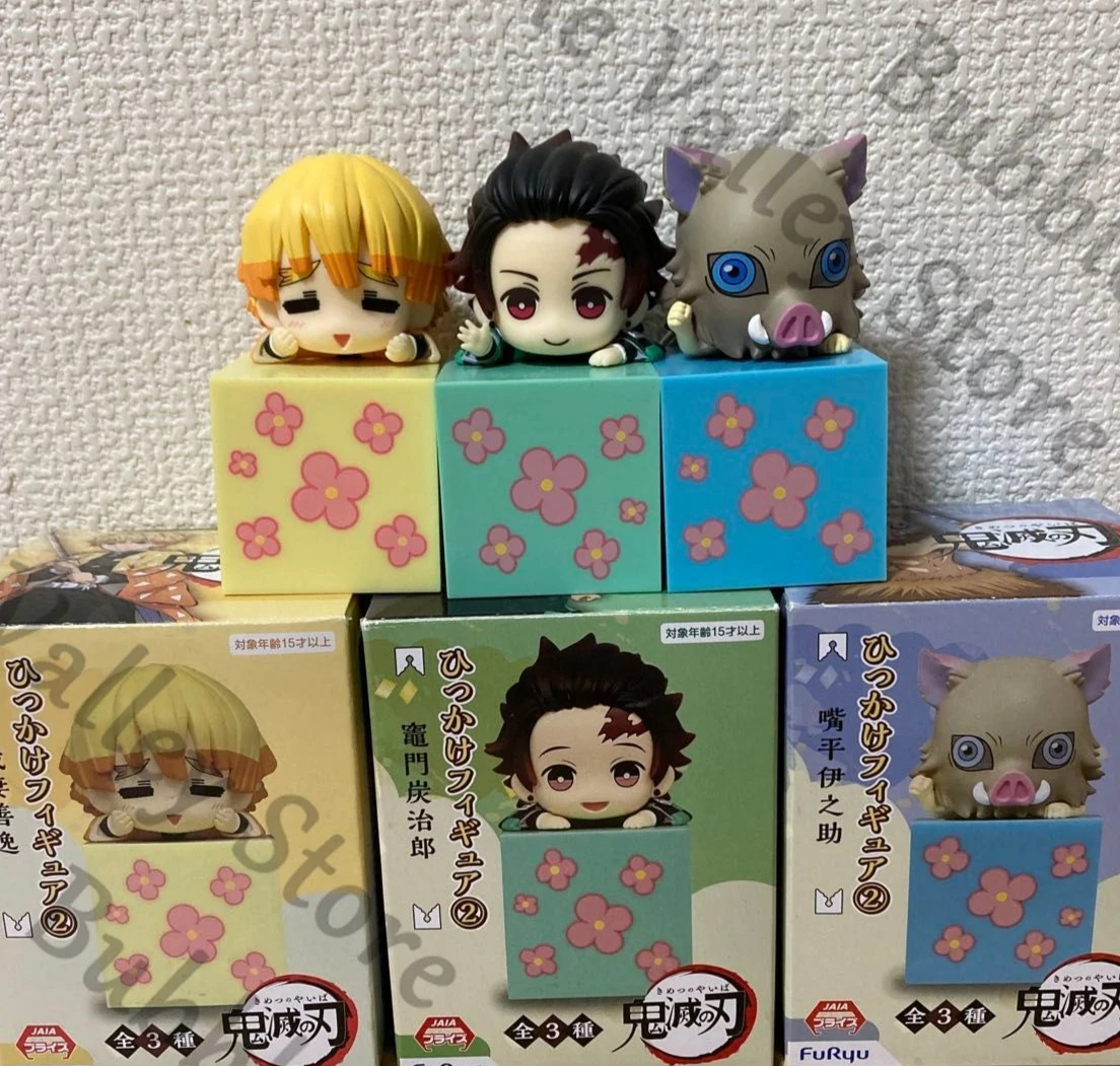 

Аниме натуральная Demon Slayer Kamado Tanjirou Hashibira Inosuke косплей лежачи гаражные наборы мультяшная фигурка модель рождественский подарок