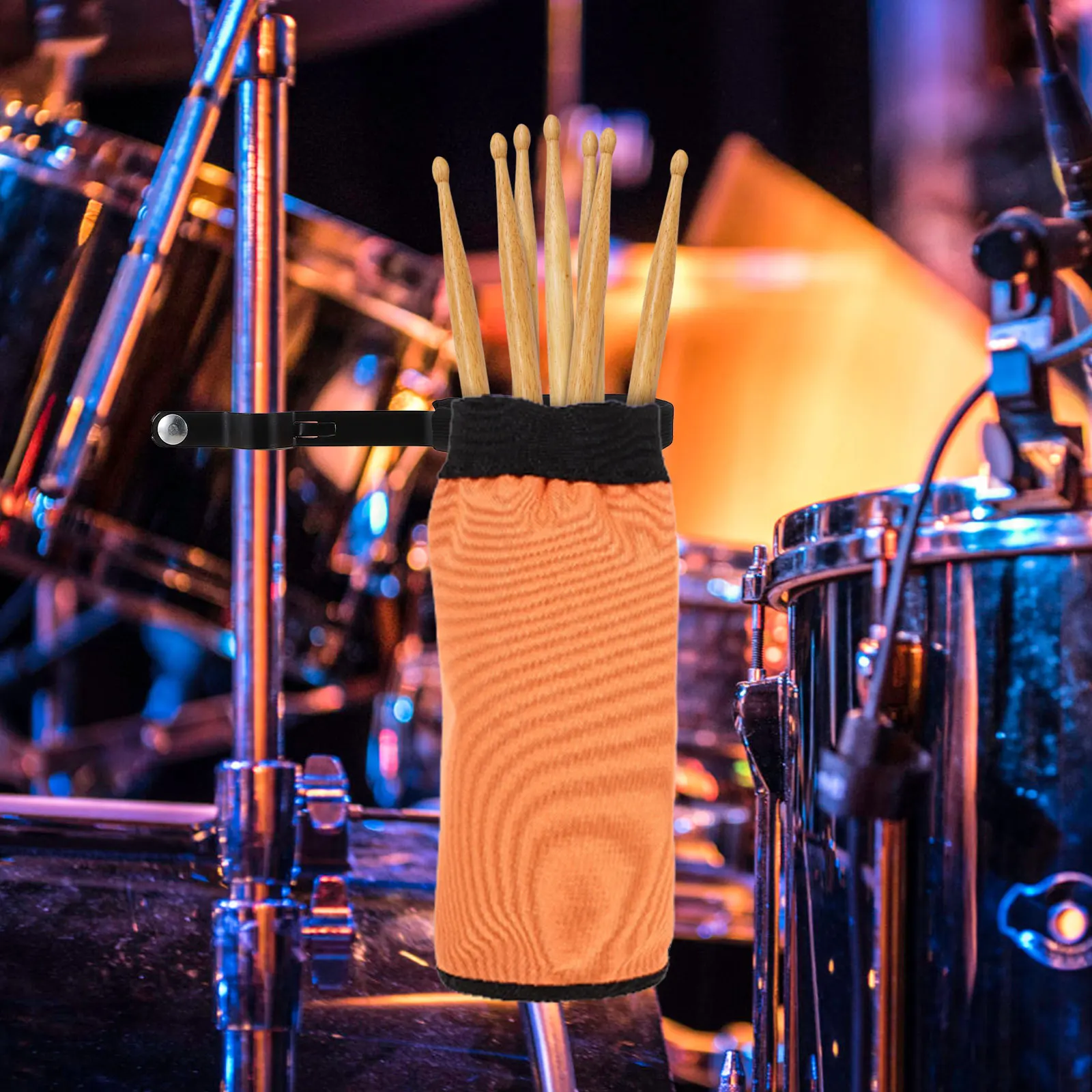 

Portable Drumstick Barrel Durable Oxford Cloth Alloy Material Large Capacity Drum Accessory Performance Supply Gift Drumstick