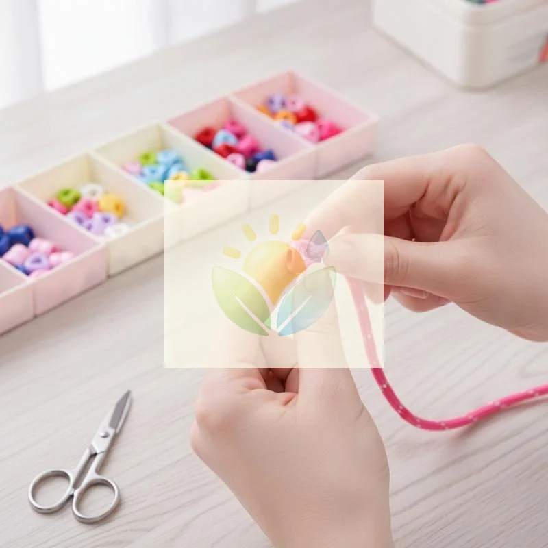 10Pcs Easy to Thread Colorful Hollow Heart Acrylic Beads for DIY Jewelry Making Home Craft Art Supplies